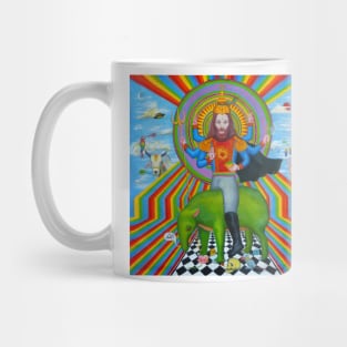 Pictorical Polyglot Pray to save the World Mug